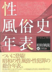 【バーゲンブック】性風俗史年表 1945-1989 昭和戦後編
