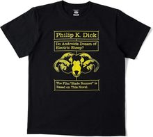 Tシャツ フィリップ・K・ディック アンドロイドは電気羊の夢を見るか？ 黒 M