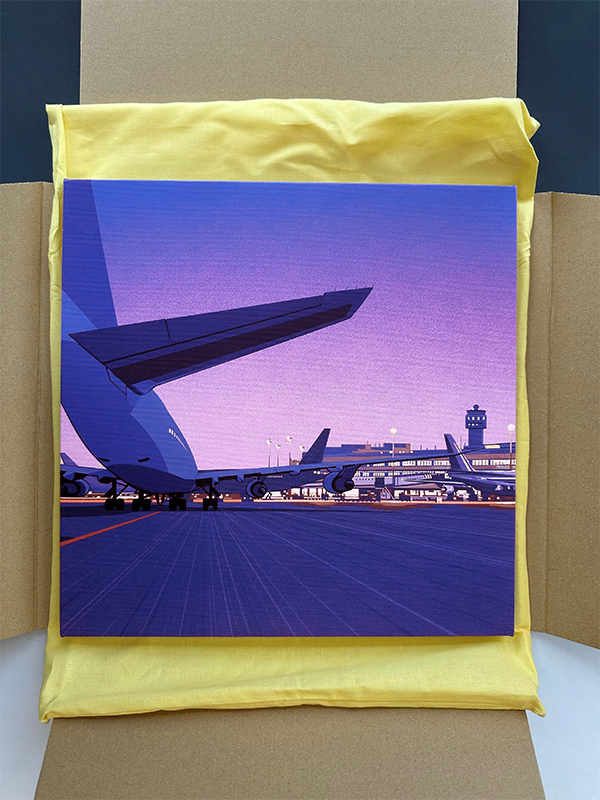 直筆サイン入り】canvas giclee Ver.4：【TRAVELLING NORTH