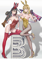 【訳あり品特価】BUNNY BUNNY BANG！ 蚩尤 ピンナップ画集（30％OFF） イメージ