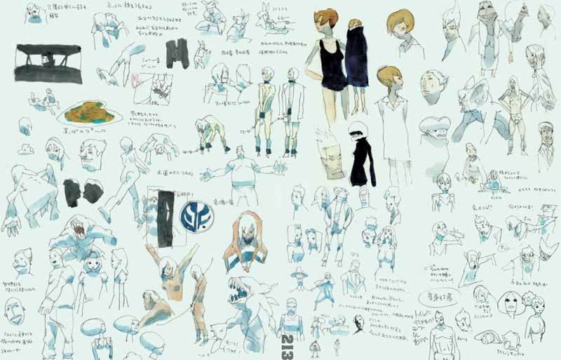 湯浅政明大全 sketchbook for animation projects 湯浅政明 販売ページ 復刊ドットコム
