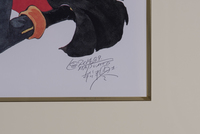 松本零士 直筆サイン入り版画「宇宙海賊キャプテンハーロック」 イメージ