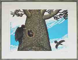 版画 くまげらのはる 1