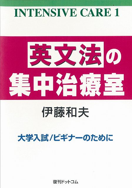 英文法の集中治療室 ＜INTENSIVE CARE 1＞