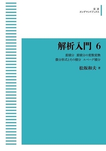 解析入門 6 重積分／重積分の変数変換／微分形式とその積分／ルベーグ積分 ＜岩波オンデマンドブックス＞