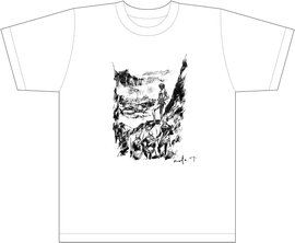 武部本一郎 オリジナルTシャツ WARRIOR ver.（白・XLサイズ）