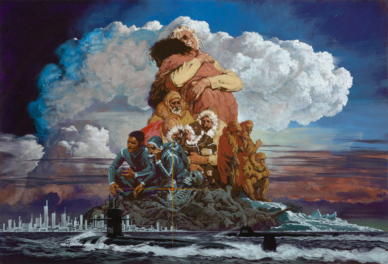 生賴範義 複製原画「復活の日」装画