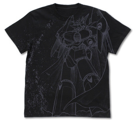 ガンバスターオールプリント Tシャツ ［トップをねらえ！］ XL・BLACK