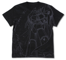 ガンバスターオールプリント Tシャツ ［トップをねらえ！］ XL・BLACK