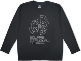 ロングスリーブTシャツ スタニスワフ・レム ソラリス 黒 L