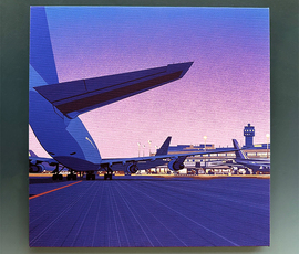 【直筆サイン入り】canvas giclee Ver.4：【TRAVELLING NORTH】