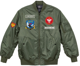 October Beast×機動警察パトレイバー MA-1ジャケット L・カーキ