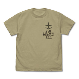 第08MS小隊モビルスーツ Tシャツ ［機動戦士ガンダム第08MS小隊］ M・SAND KHAKI