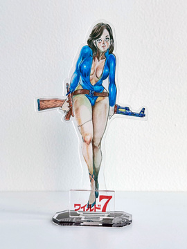 『ワイルド7』メンバー 台座付きアクリルフィギュア 本間ユキ