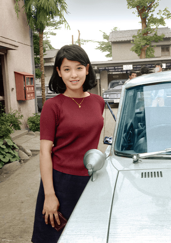 【直筆サイン入り】ひし美ゆり子カラーポスター 1967 Ver.1 “美センにて”