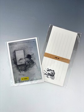 夢野久作・画 カード＆一筆箋（10枚入）セット