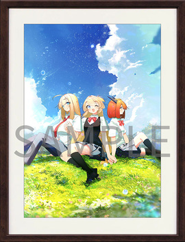 【ダブル直筆サイン入り】『スライム倒して300年』×『ともだち同盟』 描き下ろし複製原画