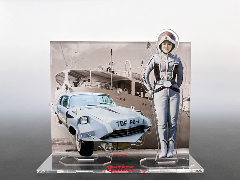 【直筆サイン入り】ウルトラ警備隊・友里アンヌ隊員×台座付きアクリルフィギュア 3